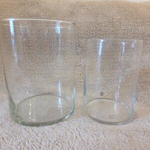 Mouth-Blown Glass Vases by Anne Nilsson, 2pc